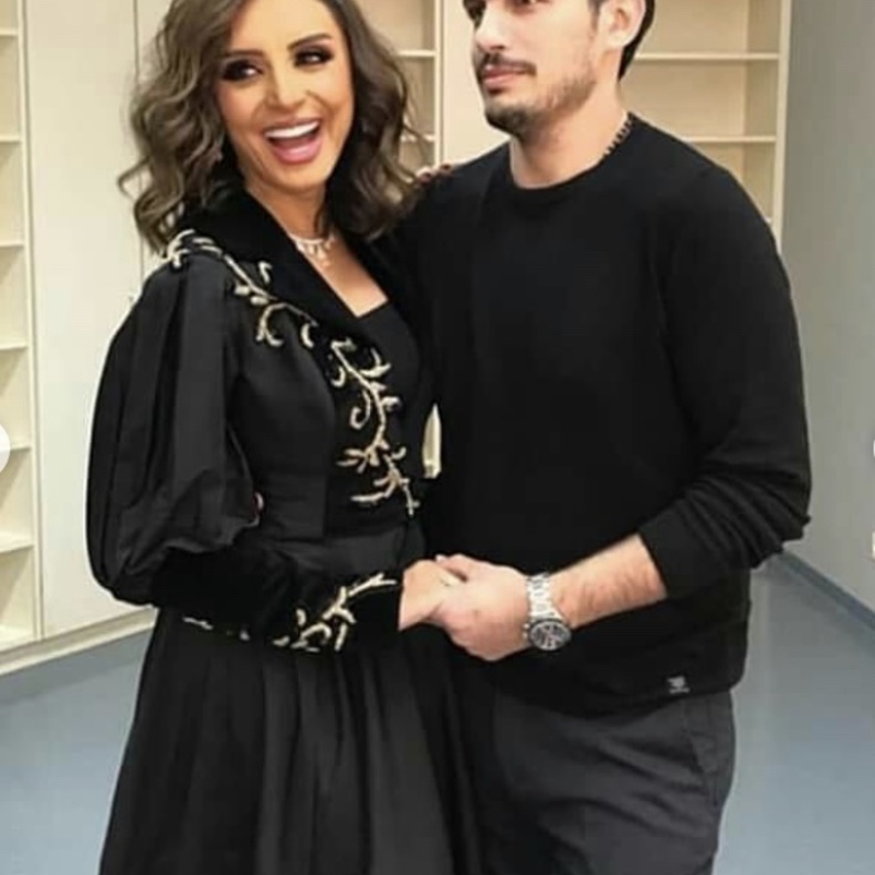 أنغام وزوجها