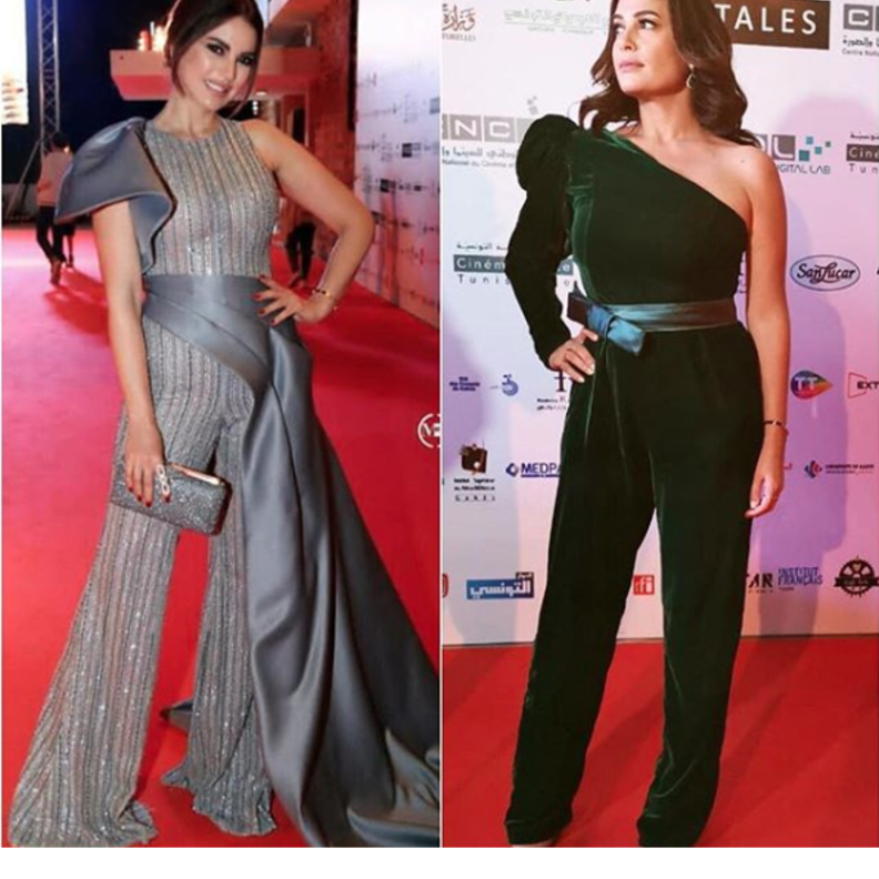 اطلالة من تعجبك أكثر في الجمبسوت درة زروق أو هند صبري