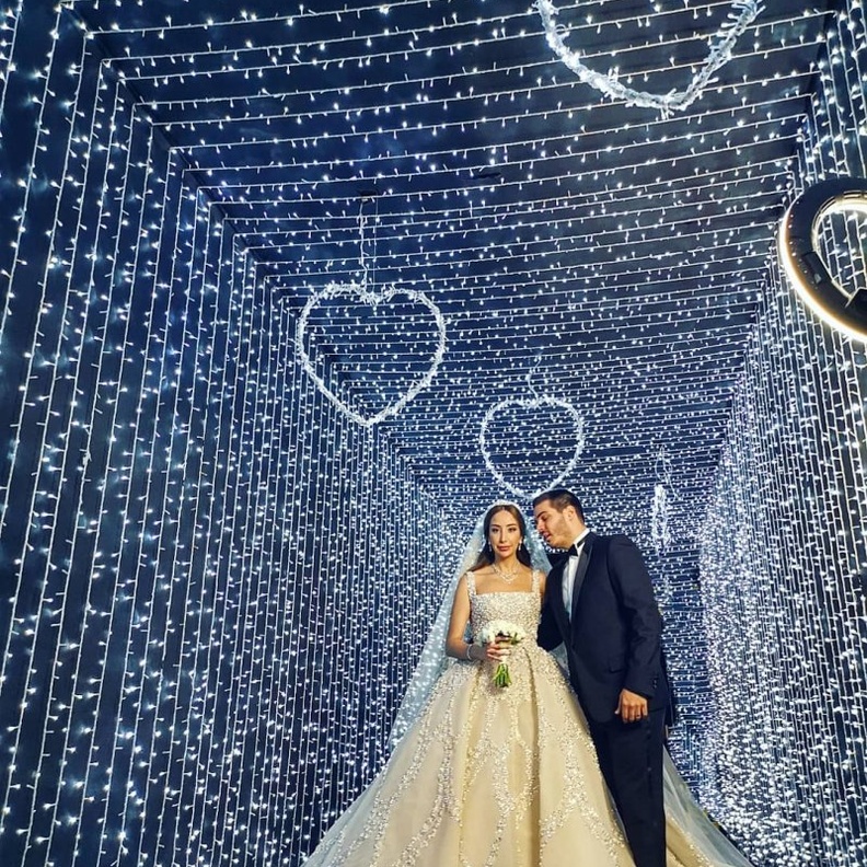  بلال عباس ابراهيم مع عروسته