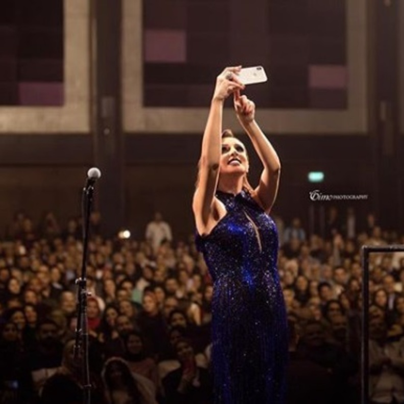 أنغام مع جمهور اسكندرية