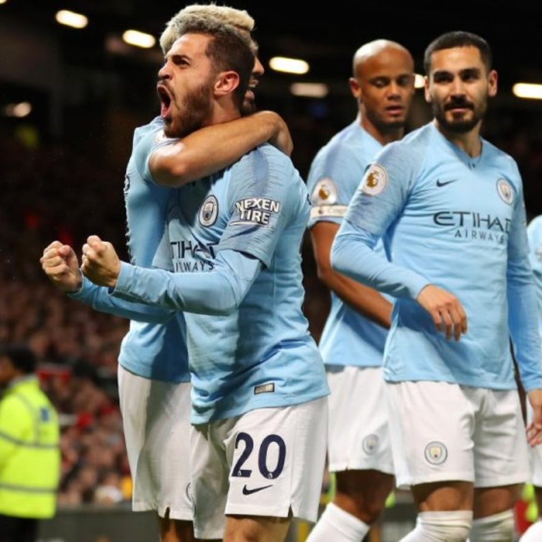 السيتي يفوز بديربي مانشستر ويقترب من لقب الدوري الإنجليزي
