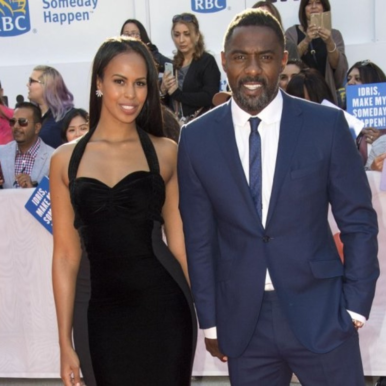 ادريس إلبا وزوجته صابرينا دور