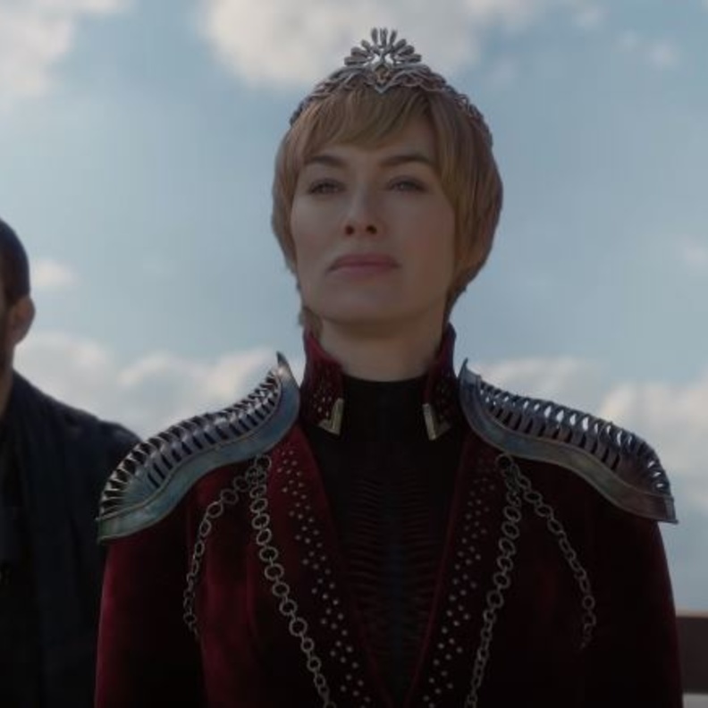 سيرسي في احداث الحلقة الرابعة من الموسم الثامن والاخير من Game of thrones