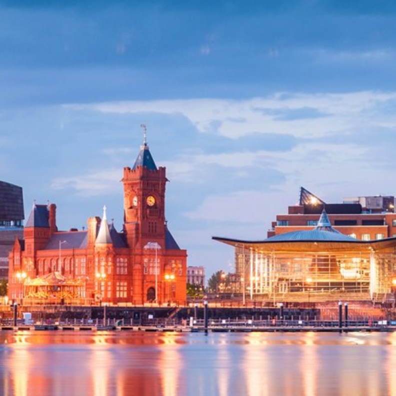  مشهد من خليج كارديف