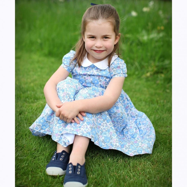 الأميرة شارلوت في الاحتفال بعيدها الثاني