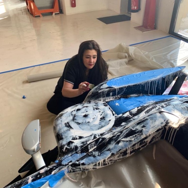 الفنانة التشكيلية العالمية شاليمار شربتلي