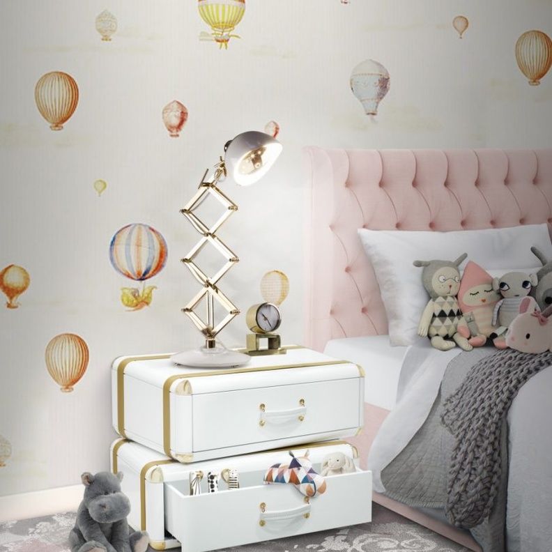  أثاث قابل للطي لخلق مساحة إضافية في غرفة الأطفال