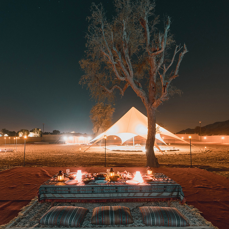 رمضان في مليحة .. تجربة فريدة في حضن الصحراء وتحت قبة السماء