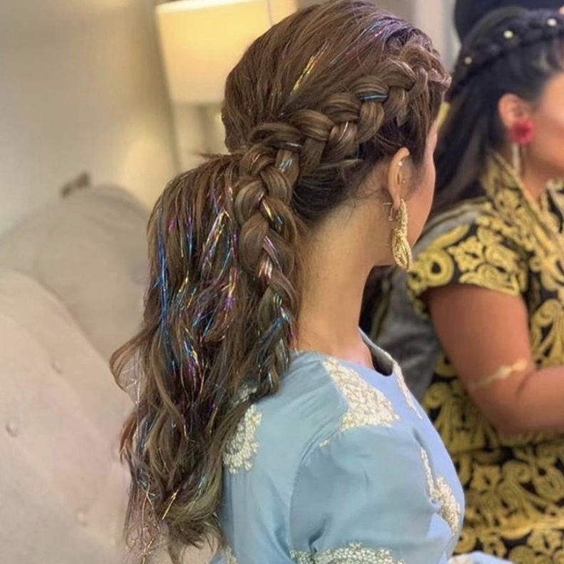 خيوط شعر ميتاليك من جدولة