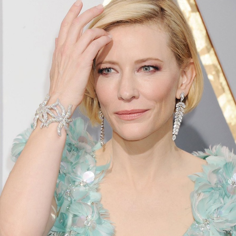 كيت بلانشيت ترتدي خواتم بوميلاتو Pomellato