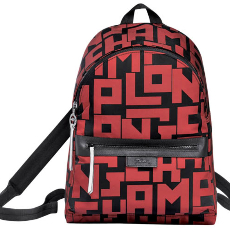 LONGCHAMP LGP طباعة عصرية للغاية لحروف الاسم