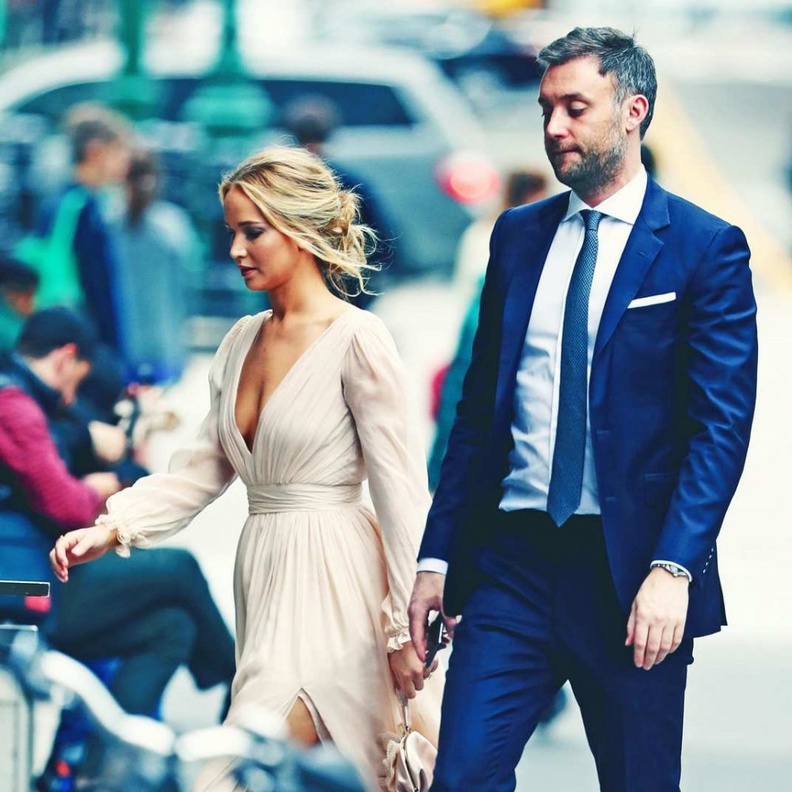 جينيفر لورنس في يوم خطوبتها