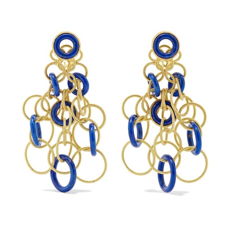 أقراط أحجار كريمة