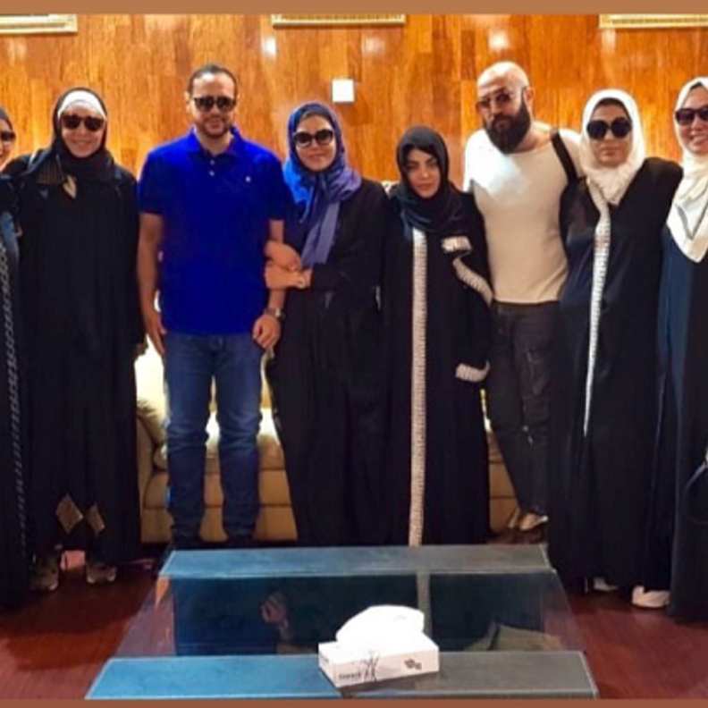 ريهام حجاج وزوجها 