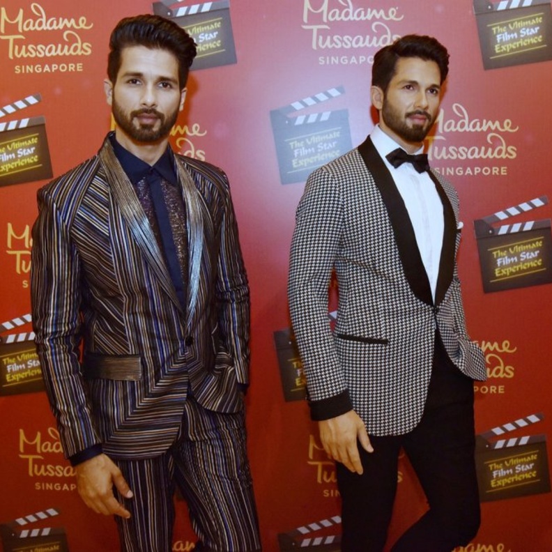 تعليق طريف من ميرا راجبوت على تمثال زوجها الشمعي