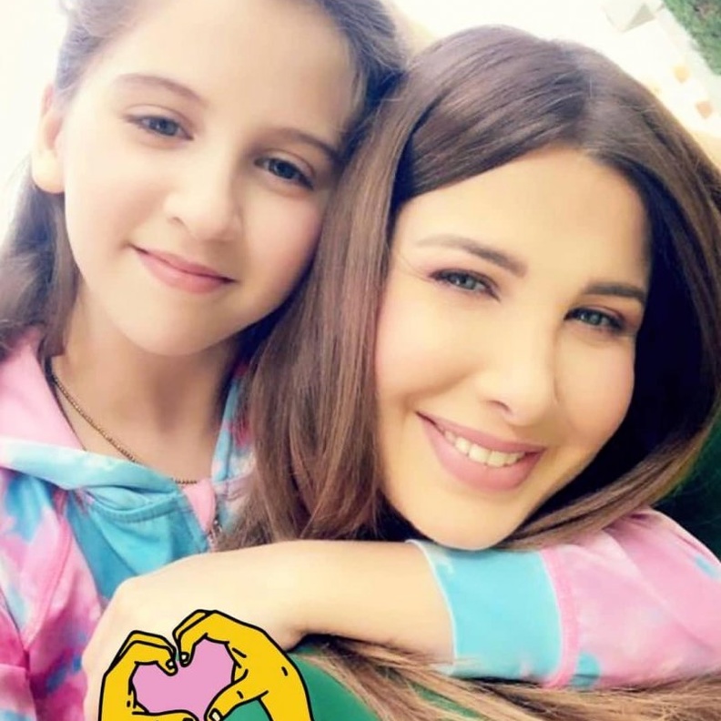 نانسي عجرم تحتفل بعيد ميلاد ابنتها ميلا