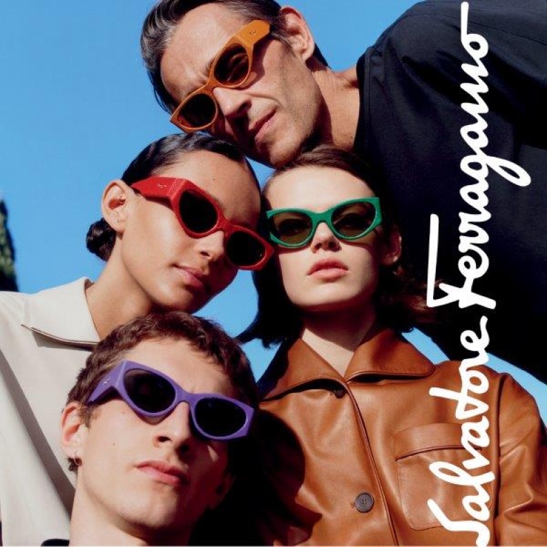 Salvatore Ferragamo تقدم نظارة شمسية مُطعمة بالجلد!