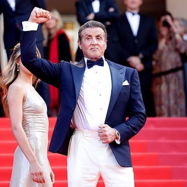 سيلفستر ستالون يظهر بصورة طريفة في اليوم الأخير من مهرجات كان 2019