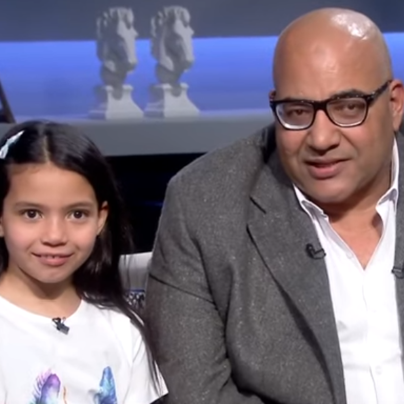 بيومي فؤاد وابنته في برنامج مجموعة انسان