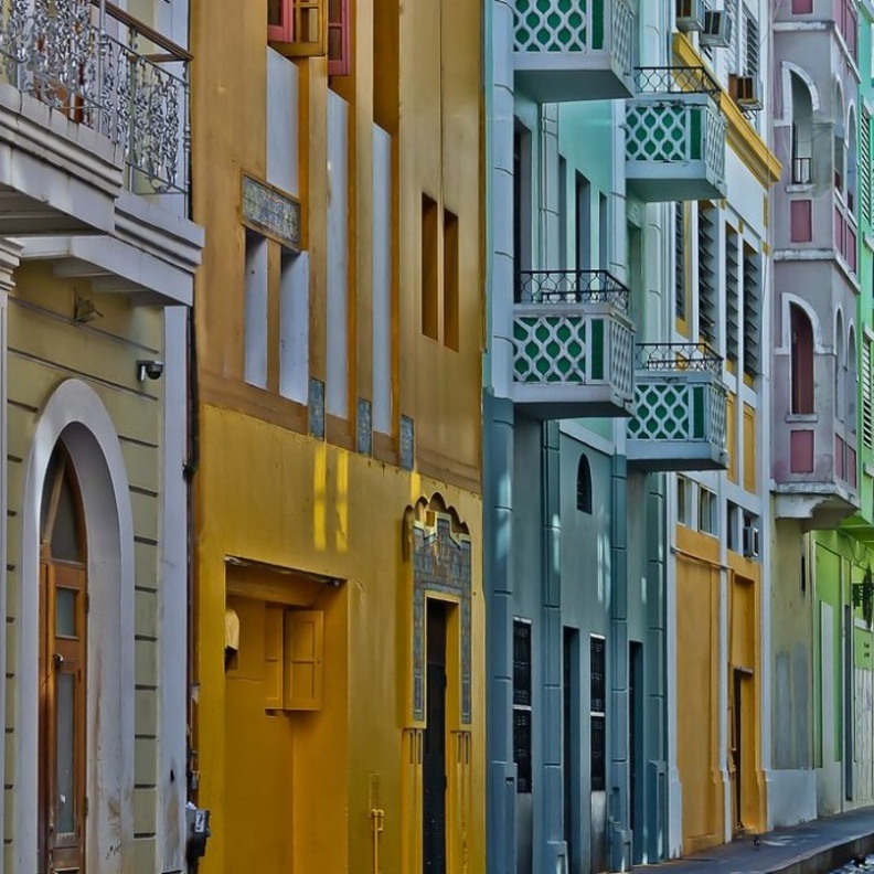 المباني القديمة في سان خوان