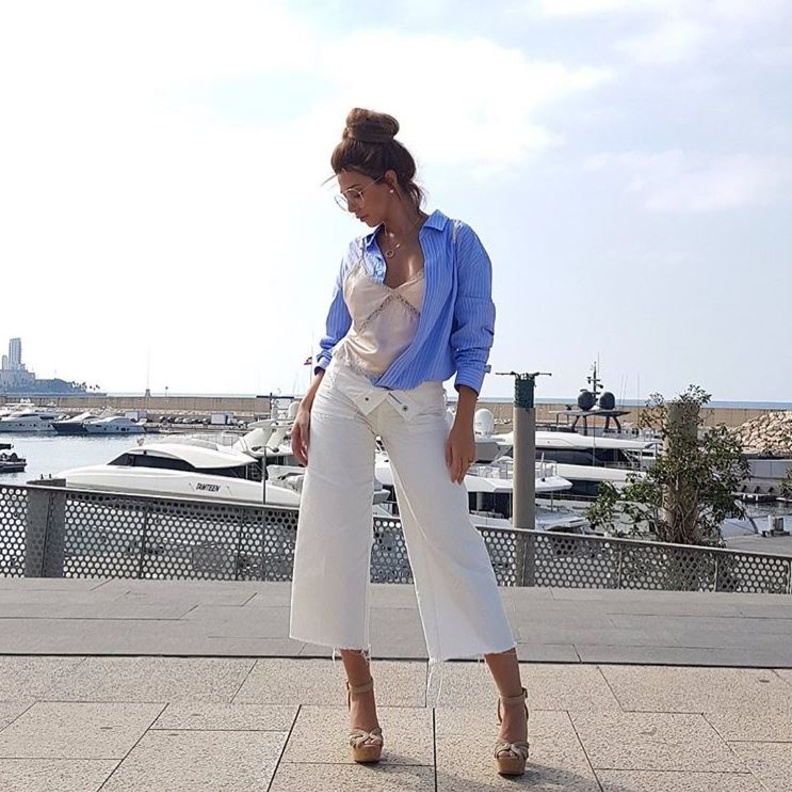 ظهرت ميريام بقميص من تصميم ألكسندر وانغ Alexander Wang