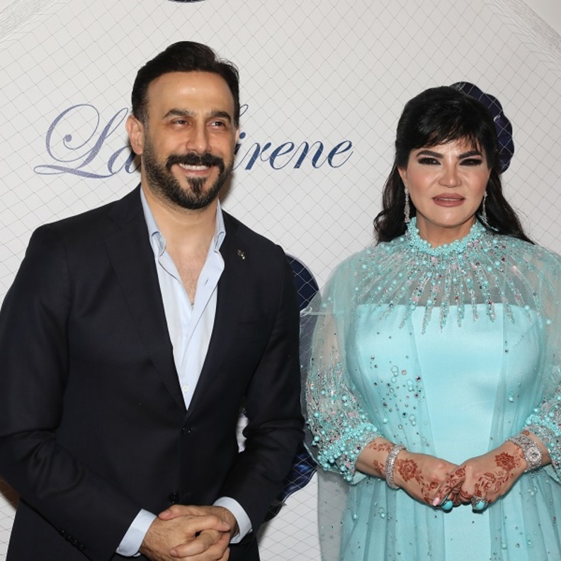  المحامية ميرنا يونس والفنان قصي خولي