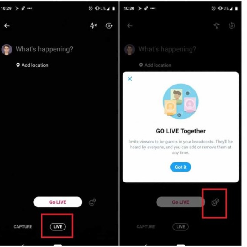 تويتر تتيح إضافة الضيوف إلى البث المباشر