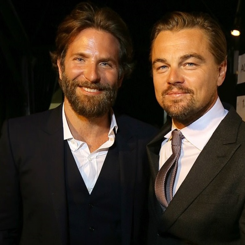 ليوناردو دي كابريو و برادلي كوبر