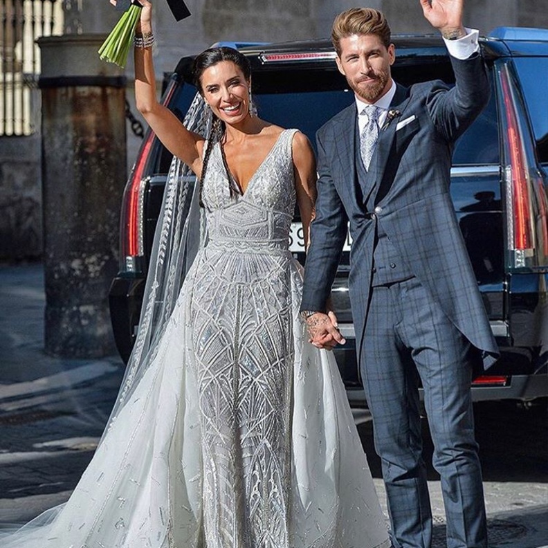  سيرجيو راموس وصديقته بيلار روبيو