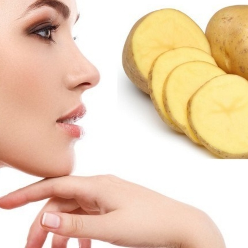 تُساعد للبطاطا على القضاء على البقع السوداء والبقع الداكنة والشوائب