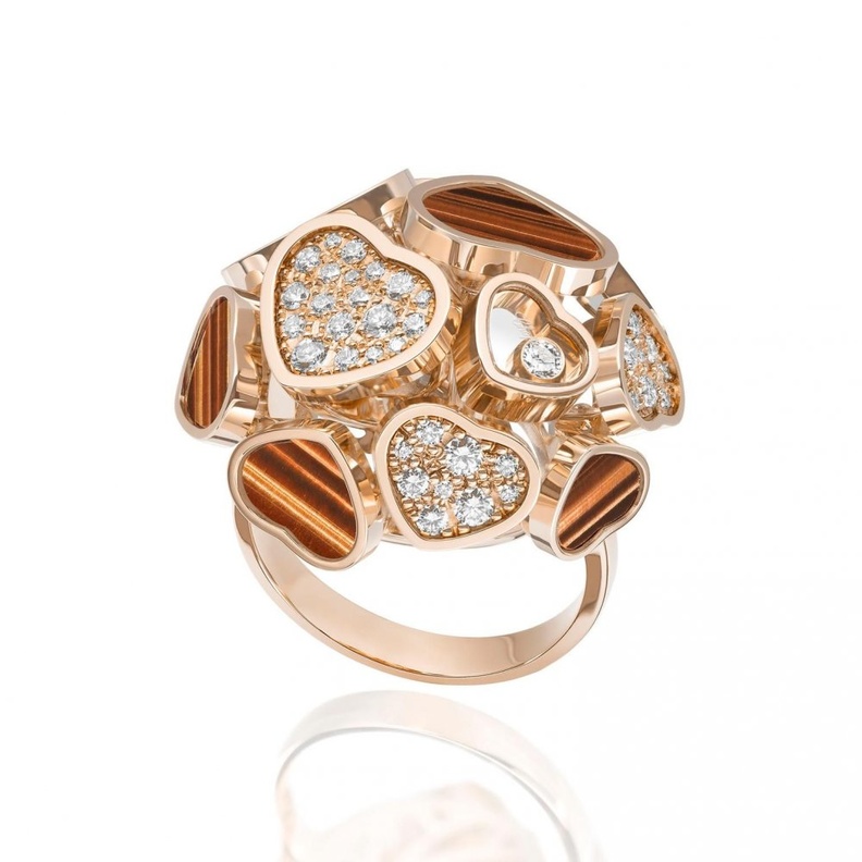 حجر عين النمر - خاتم شوبارد Chopard