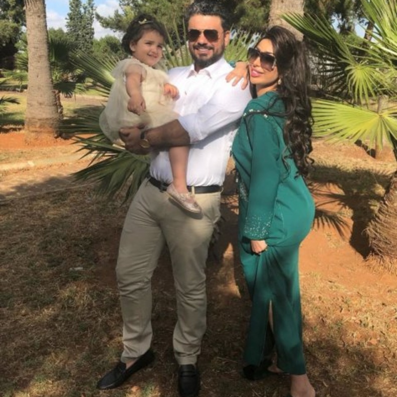 دنيا بطمة وزوجها