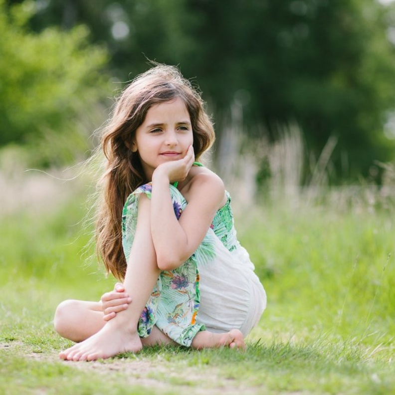 خلطات شعر طبيعية للبنات الصغار في الصيف