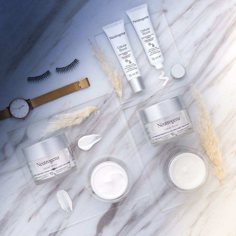 مجموعة نيوتروجينا Neutrogena الجديدة للعناية بالبشرة Neutrogena Cellular Boost