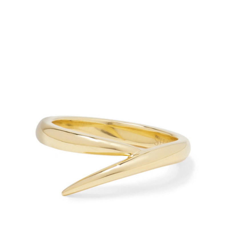 خاتم ذهب ابيض عيار ١٨ بتصميم مصقول وبسيط من Piaget