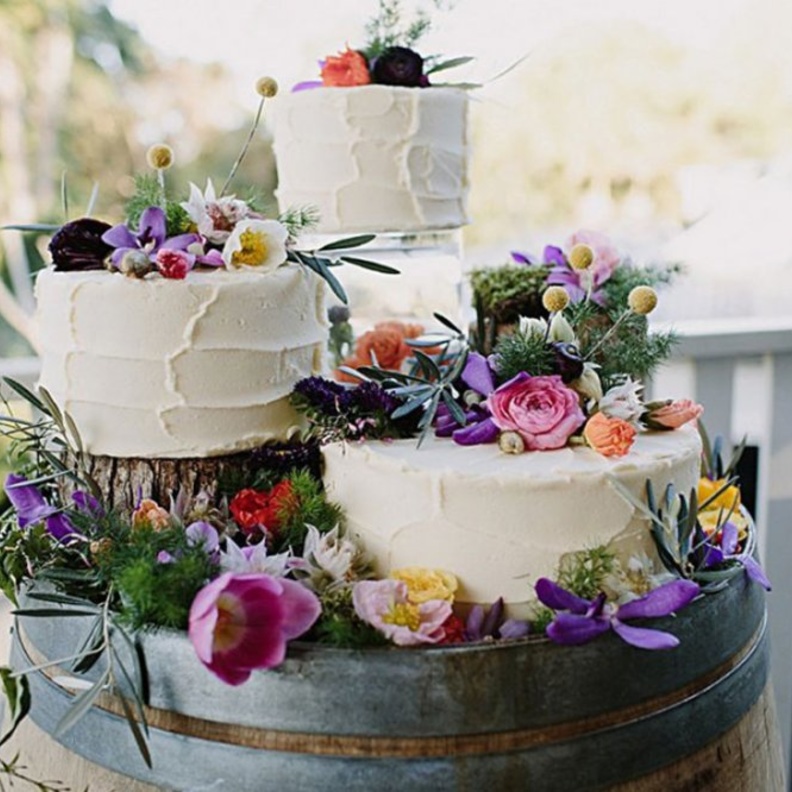 تصاميم لكعكات الزفاف موضة 2019