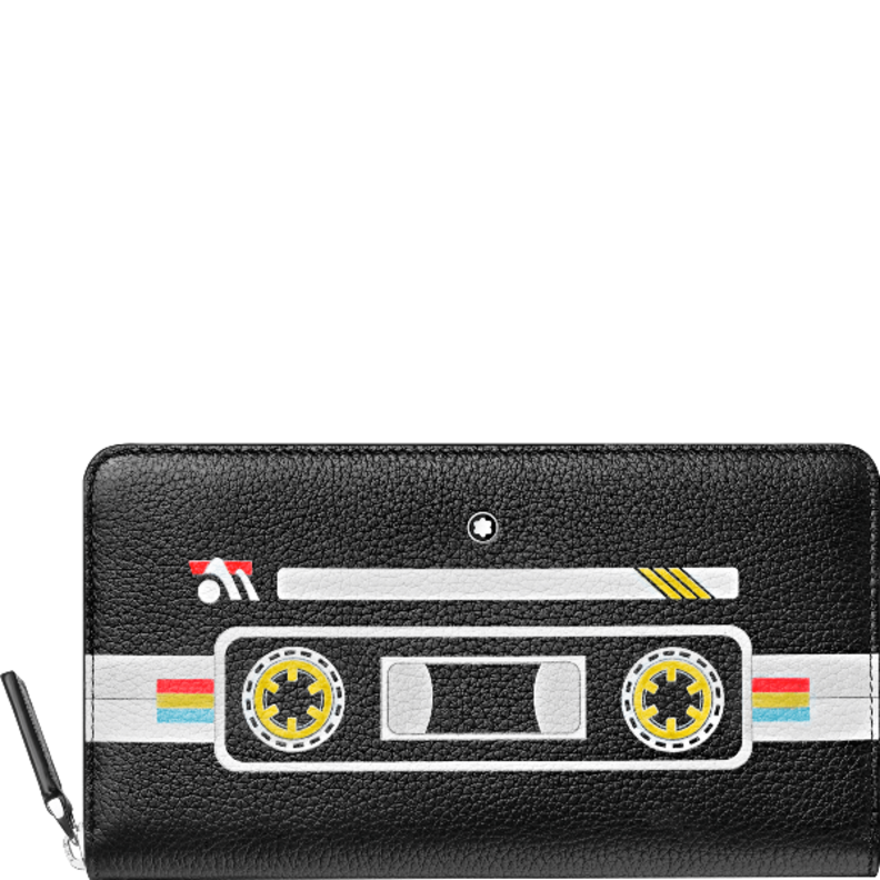 محفظة نقود مع جيوب لـ 6 بطاقات ائتمانية ومحفظة بسحّاب كامل لـ 12 بطاقة