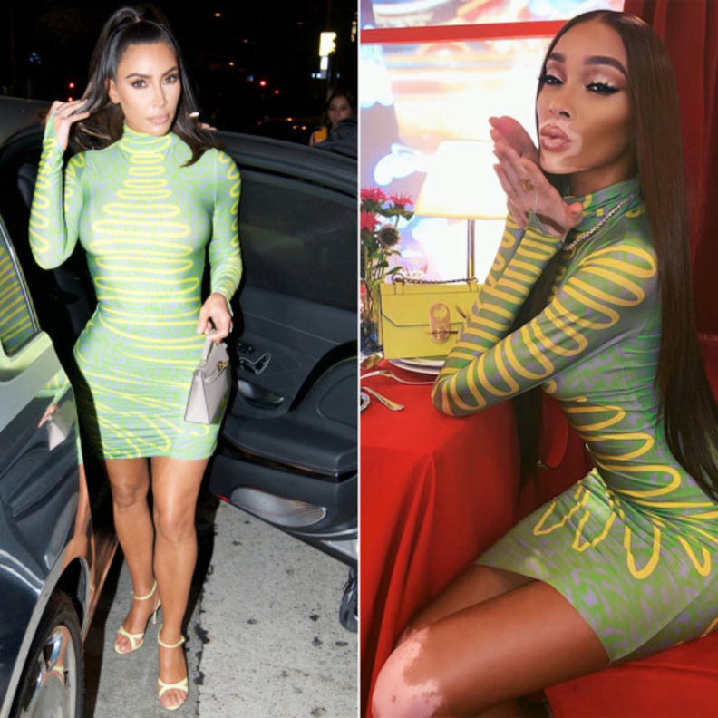 بين كيم كارداشيان وويني هارلو إطلالة من أعجبتكِ أكثر؟