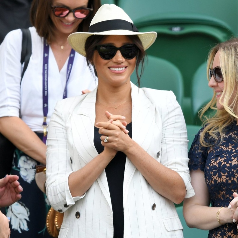 ميغان حضرت احدى مباريات ومبلدون لدعم صديقتها المقرّبة لاعبة التنس سيرينا ويليامز