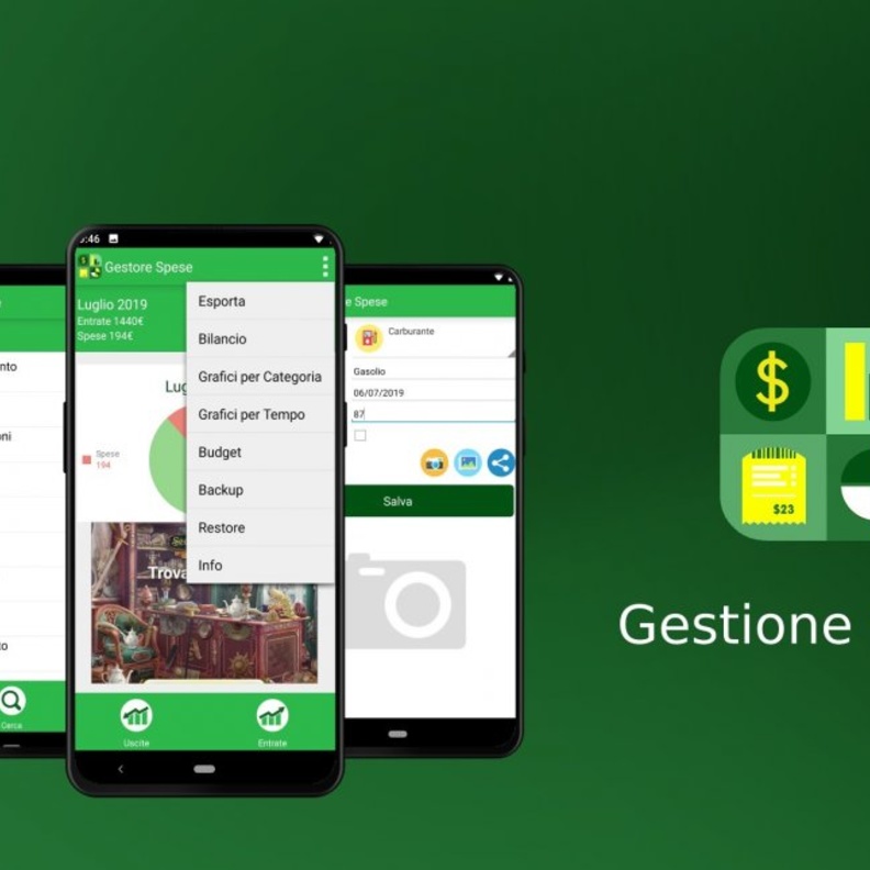 تطبيق Gestione Spese لإدارة نفقاتك الخاصة