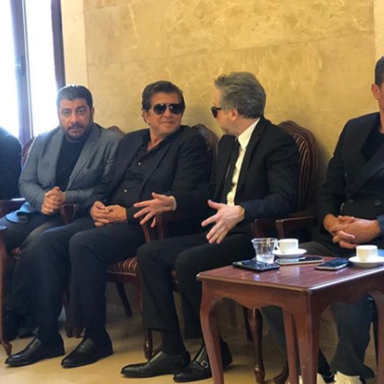 عزاء والدة مروان خوري