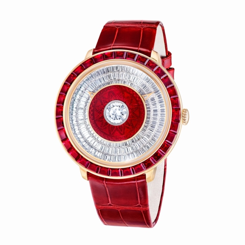 مهارة وحرفية فريدة في تصميم الساعة Dalliance GemAddict - Ruby  