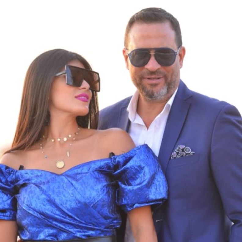 ماجد المصري وزوجته