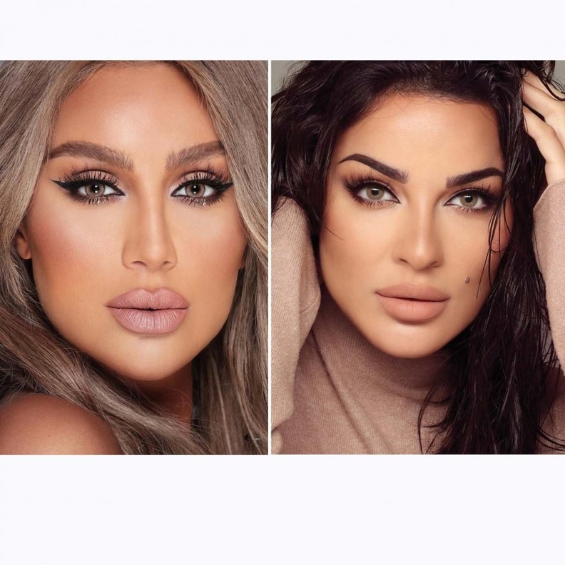 صور نادين نجيم ومايا دياب بالعدسات اللاصقة من الاجمل