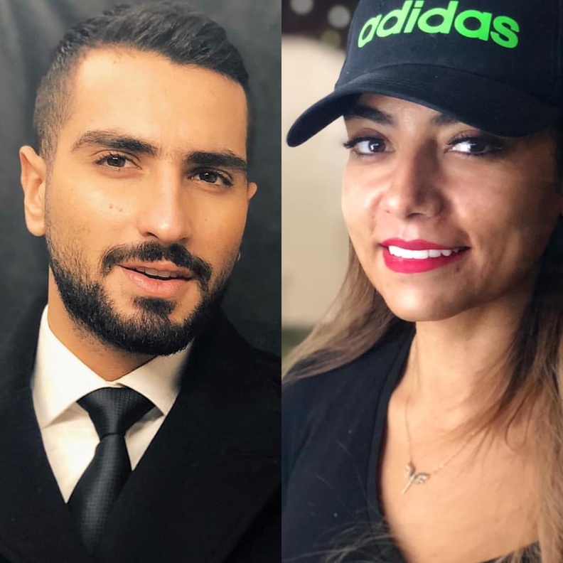 سارة الطباخ ومحمد الشرنوبي 