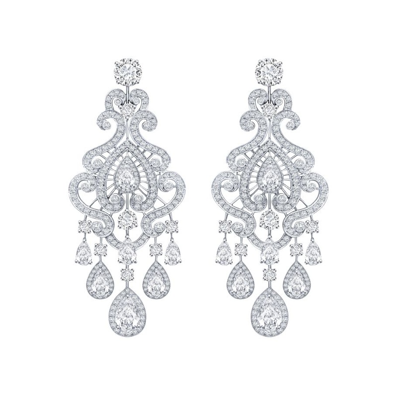 أقراط Garrard Muse Starlight Yellow Diamond