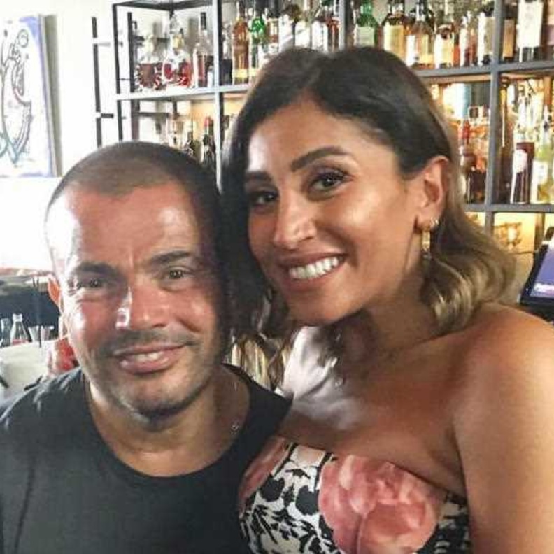 عمرو دياب ودينا الشربيني