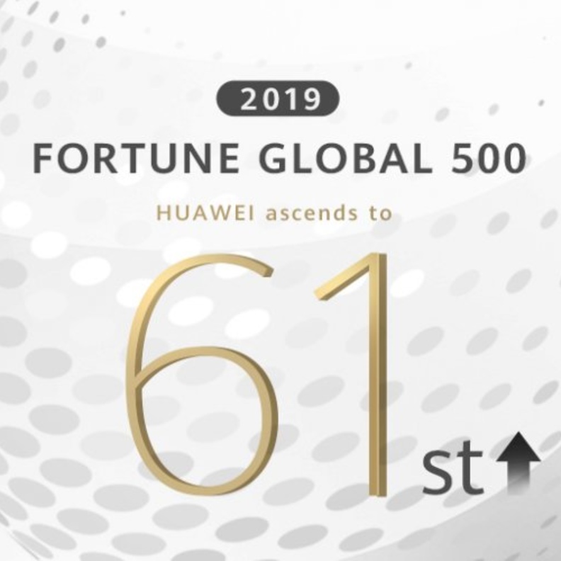هواوي تتقدم 11 مركزاً على قائمة فورتشن 500