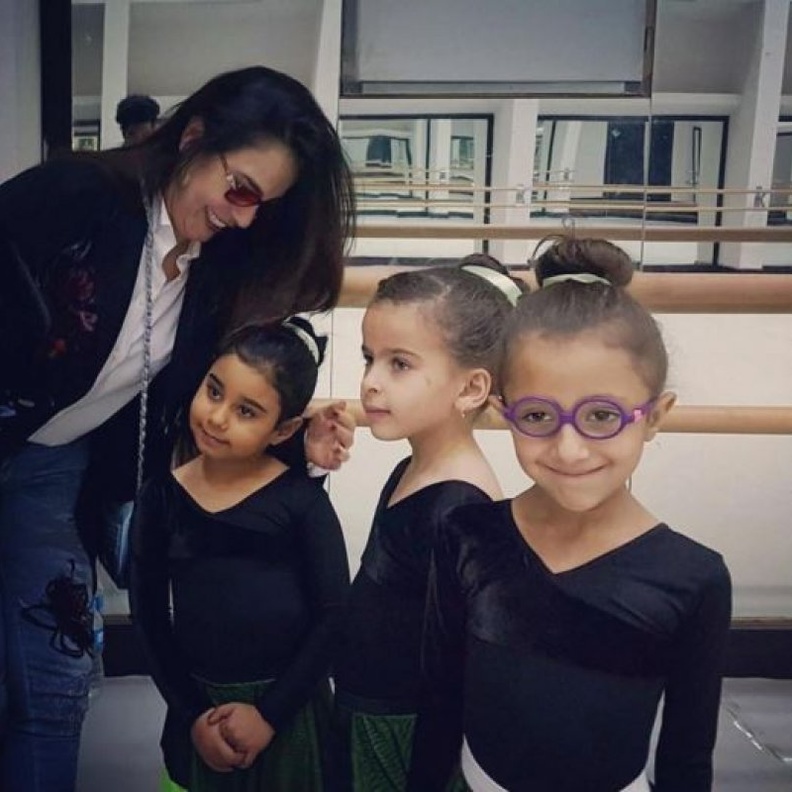 شريهان وابنتها تالية