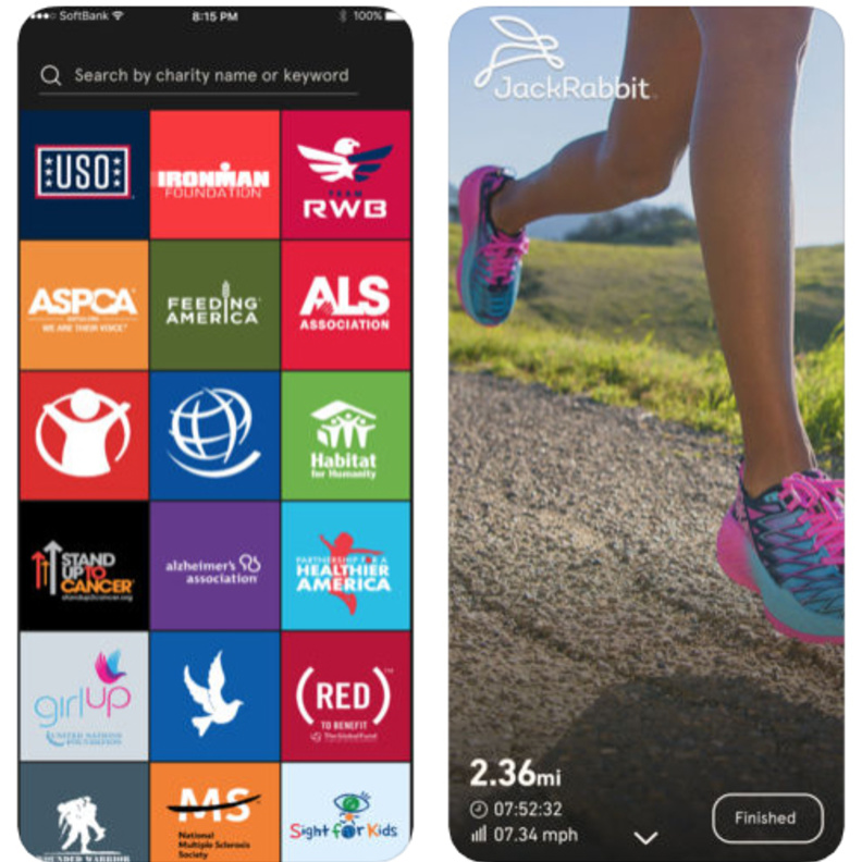 Charity Miles .. تطبيق يقدم ميزة جديدة في عالم تطبيقات اللياقة البدنية